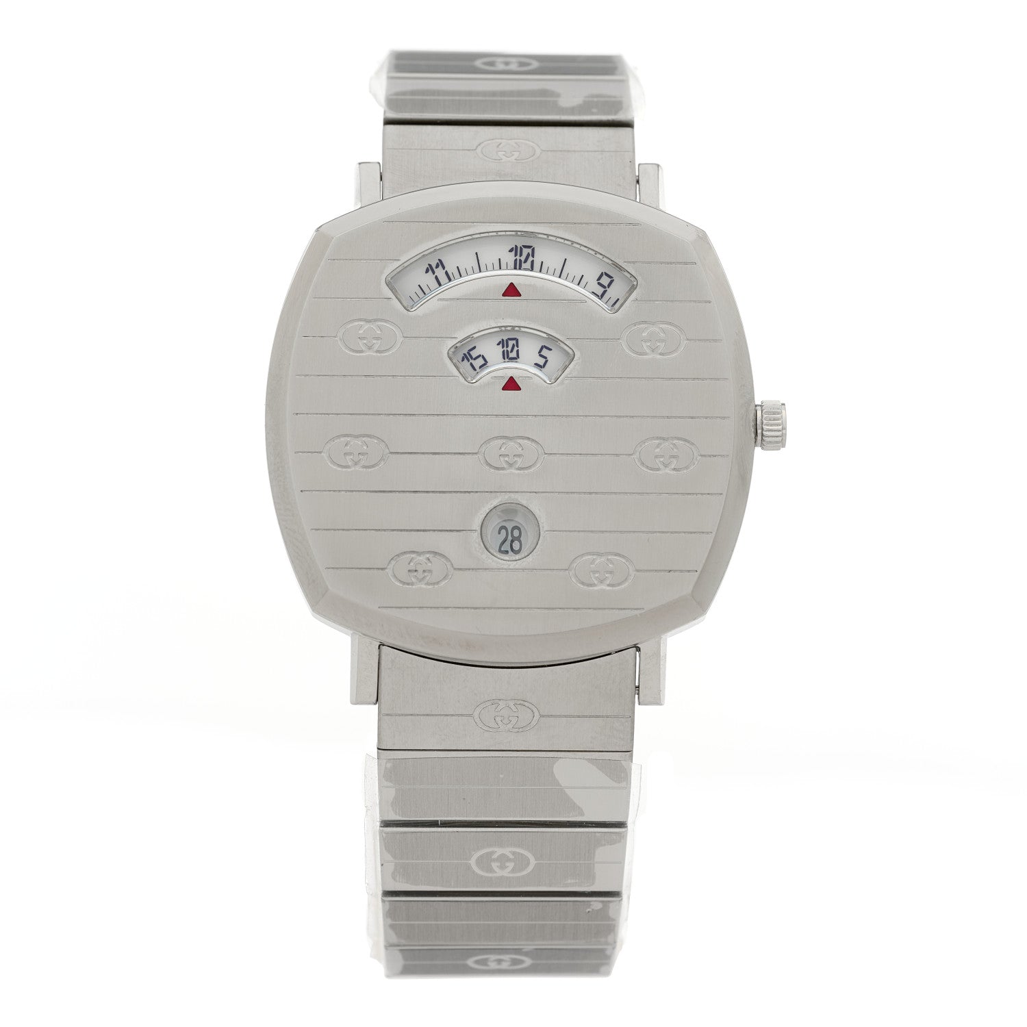 Gucci Stainless Steel 38mm Grip Quartz Watch