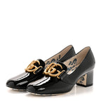 Gucci Vernice GG Victoire 55mm Loafer Pumps 36 Black