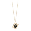 Chanel Metal Long Necklace Gold Black