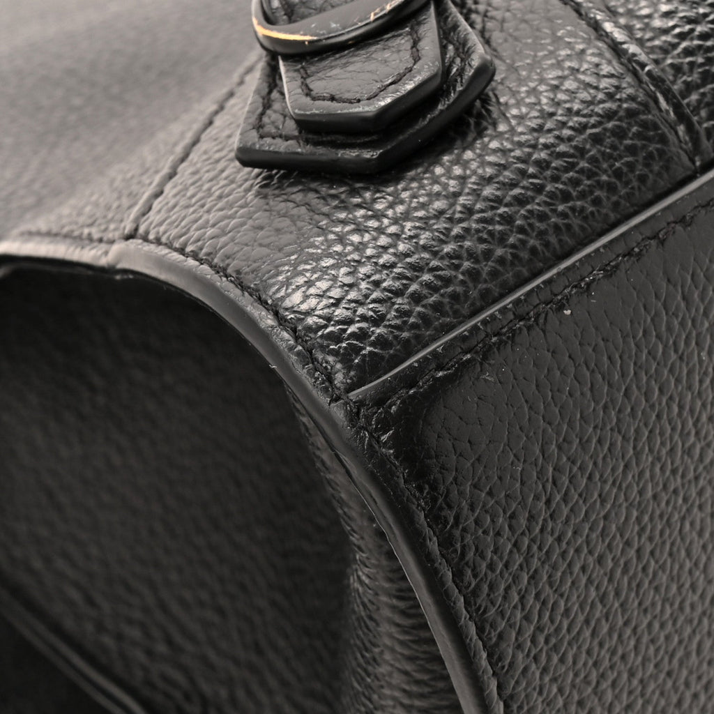 Balenciaga Grained Calfskin Neo Classic Black Hardware Medium City Black