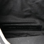 Balenciaga Extra Supple Calfskin Crystal Crocodile Embossed Le Cagole Shoulder Bag XS Black