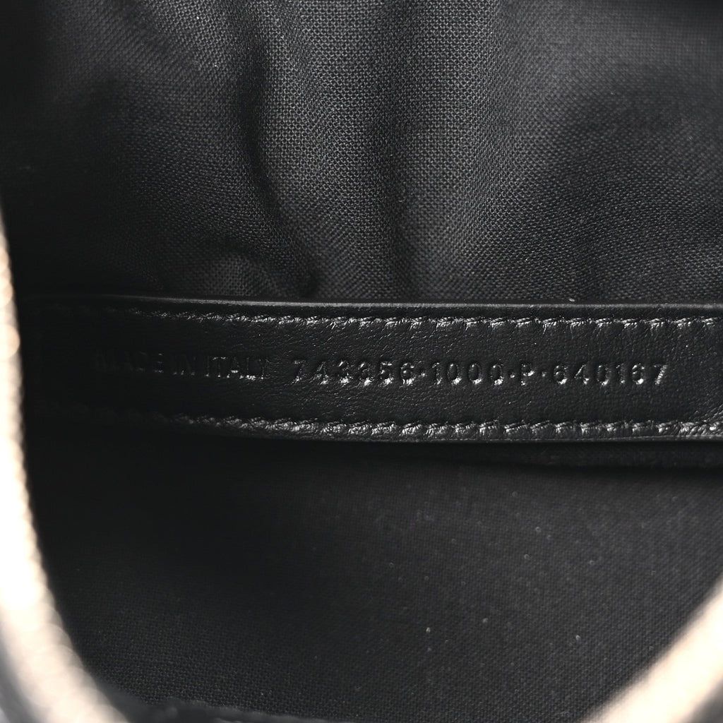 Balenciaga Agneau Arena Mini Le Cagole Duffle Crossbody Bag Black