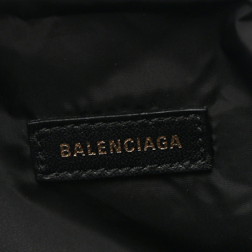Balenciaga Sport Nylon Logo Embroidered Wheel Beltpack Electric Blue Black