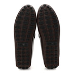 Gucci Soft Clove Calfskin Mens Horsebit Driver Loafers 9 Cocoa