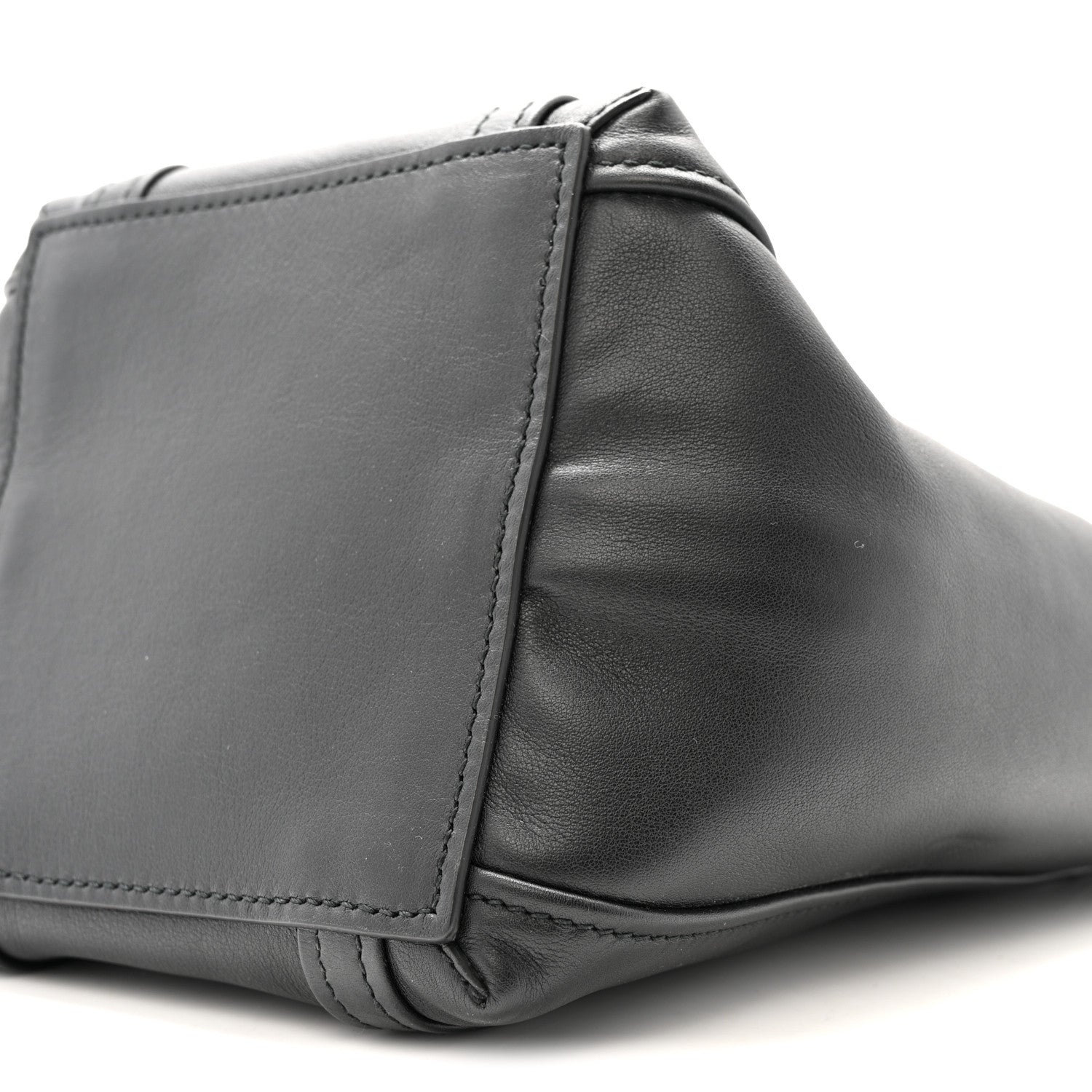 Balenciaga Calfskin XS Laundry Cabas Tote Black