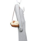 Loewe X HOWLS MOVING CASTLE Lambskin Pleated Heen Bracelet Pouch Shoulder Bag Rust
