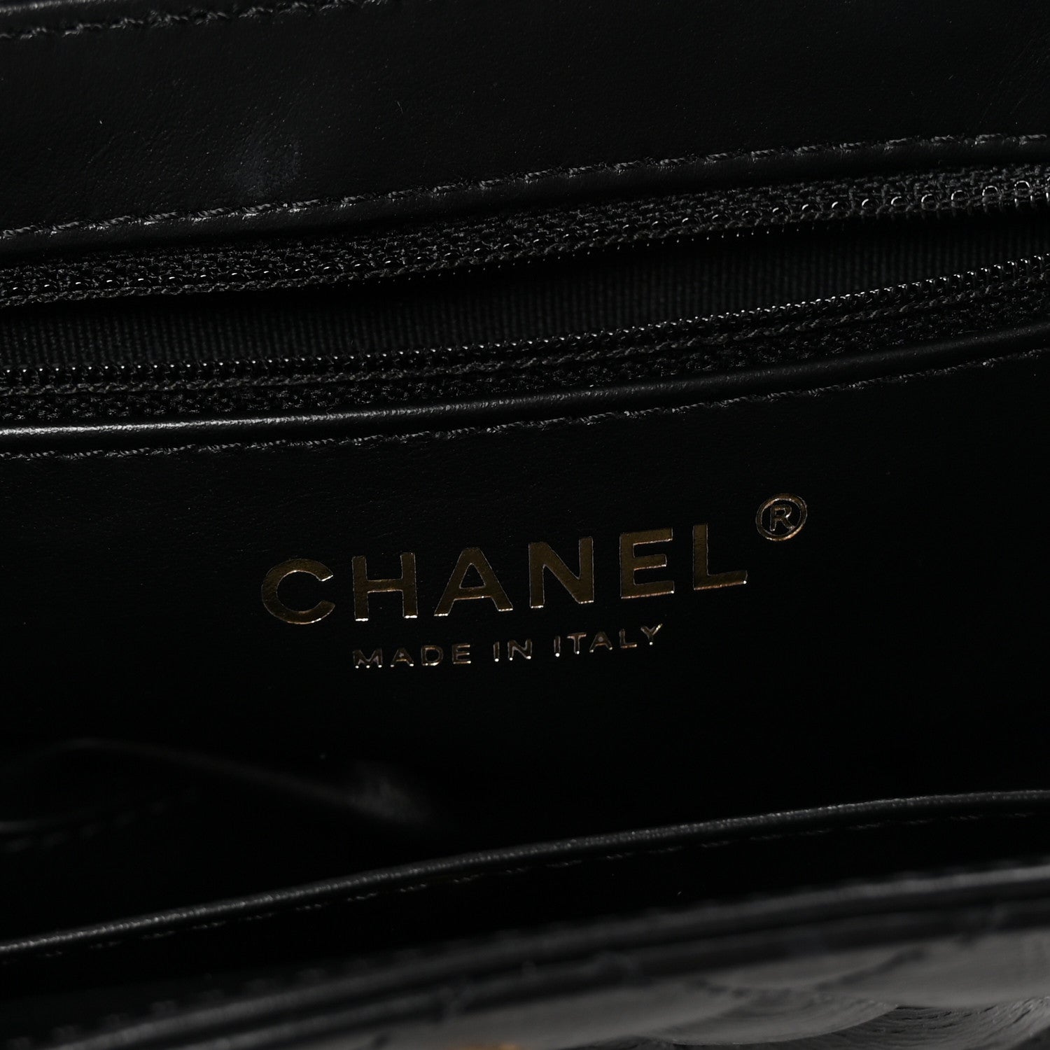 Chanel Shiny Aged Calfskin Quilted Nano Kelly Shopper Black