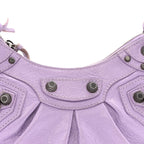 Balenciaga Agneau Arena Le Cagole Shoulder Bag XS Lilac