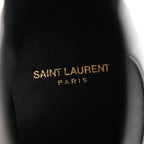 Saint Laurent Incrociato Muriel Vassili 60 Ankle Zip Boots 36 Black