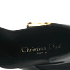 Christian Dior Calfskin Empreinte Ankle Boots 41 Black