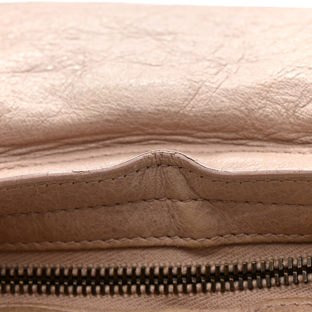 Balenciaga Agneau Classic Hardware City Bois De Rose