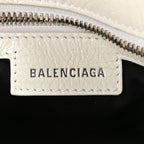 Balenciaga Agneau Arena Neo Cagole Handbag XS Optic White