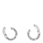 Gucci Metal Speculum Majus Cuff Earrings Silver