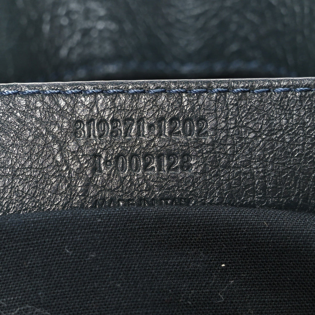 Balenciaga Agneau Classic Hardware Bowling Bag Anthracite