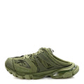 Balenciaga Mesh Rubber Mens Track Mules 41 Kaki
