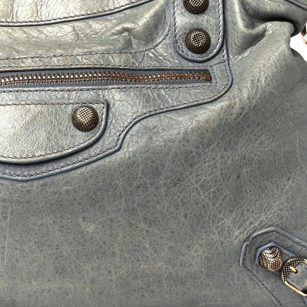 Balenciaga Agneau Giant 12 Rose Gold Hardware Town Ardoise