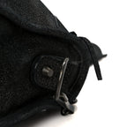 Balenciaga Metallic Craquele Calfskin Classic Hardware City Black