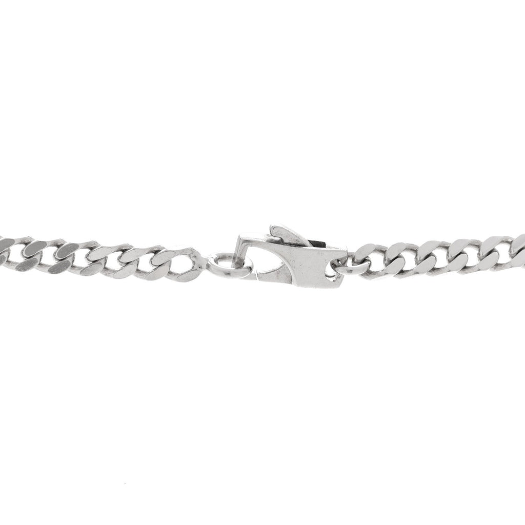 Gucci Sterling Silver Gucci Ghost Bar Pendant Necklace