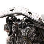 Balenciaga Metallic Agneau Arena Le Cagole Shoulder Bag XS Silver