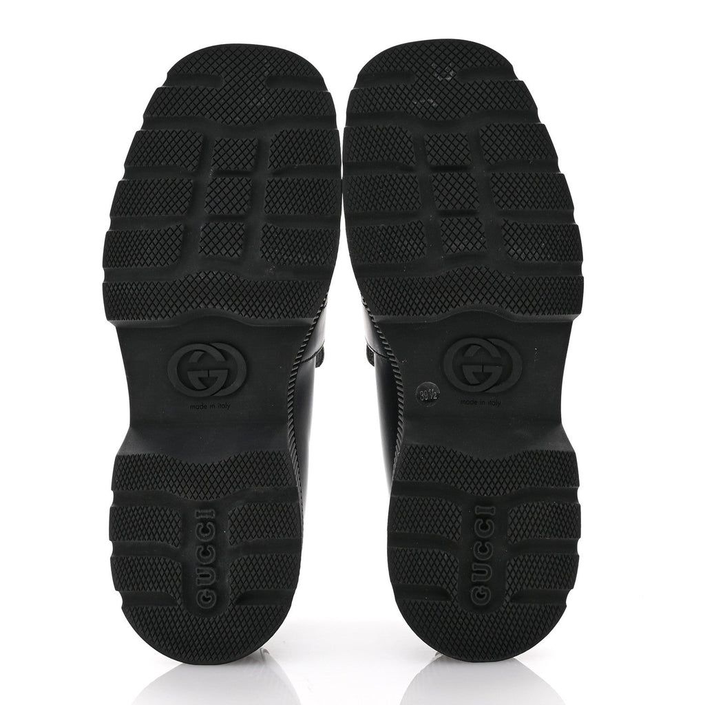Gucci Cordovan Lux Dionysus Hunder Loafers 39.5 Black