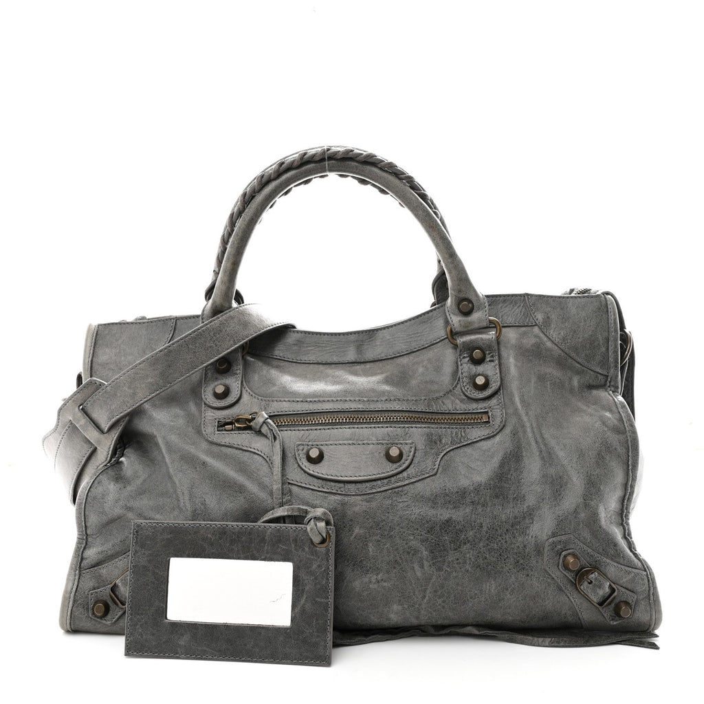 Balenciaga Chevre Classic Hardware City Grey