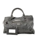 Balenciaga Chevre Classic Hardware City Grey
