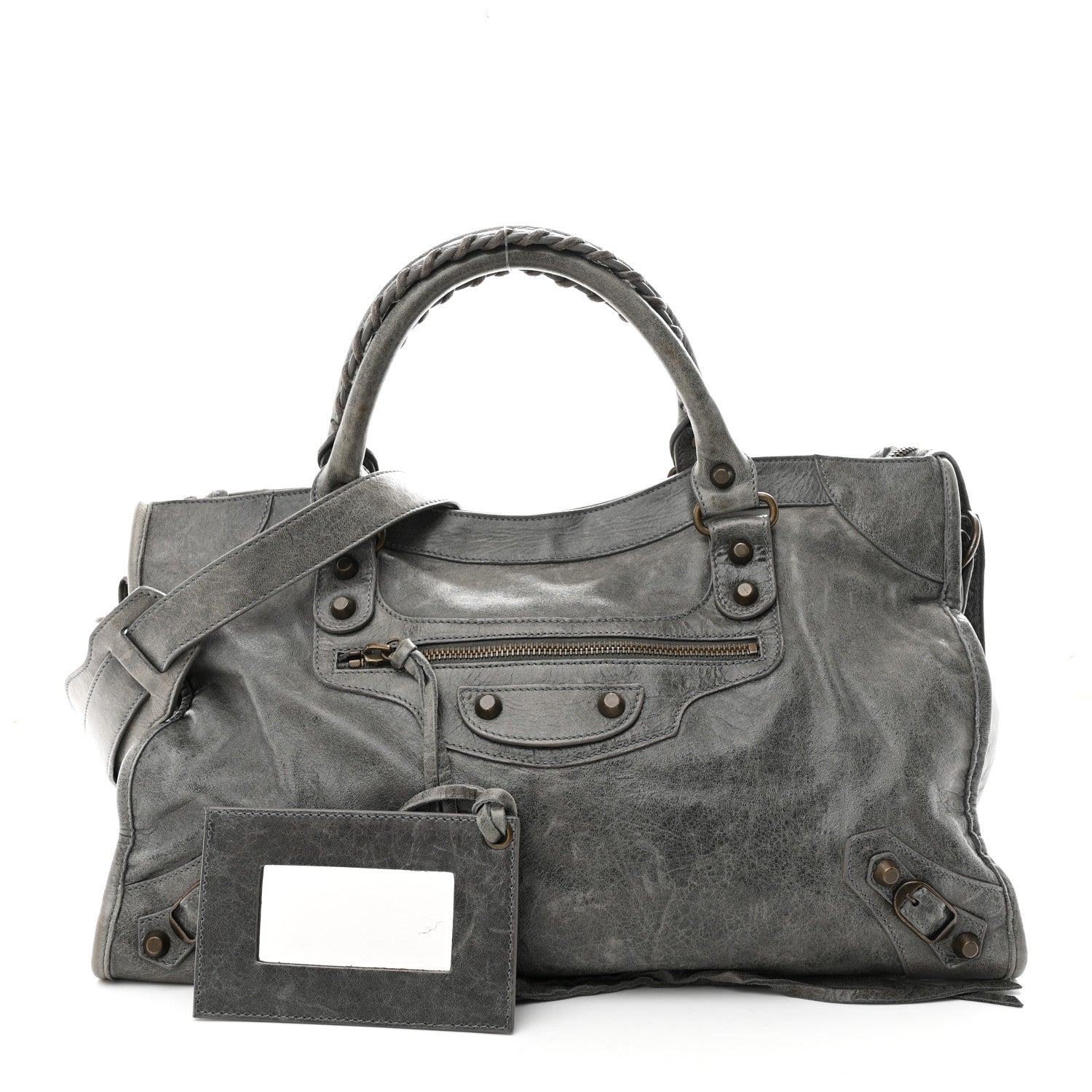 Balenciaga Chevre Classic Hardware City Grey