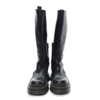 Bottega Veneta Calfskin The Tire High Boots 36 Black Camping
