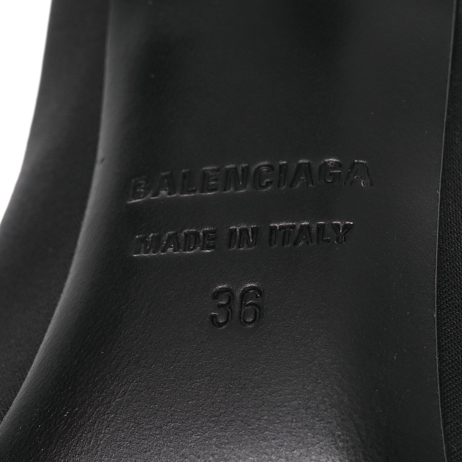 Balenciaga Jersey Crepe Extreme Pointed Toe Knife Booties 36 Black