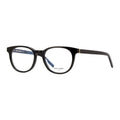 Saint Laurent Eyeglasses Round Full Rim, Transparent Beige Frame and Clear Demo Lenses Lens SLM111004
