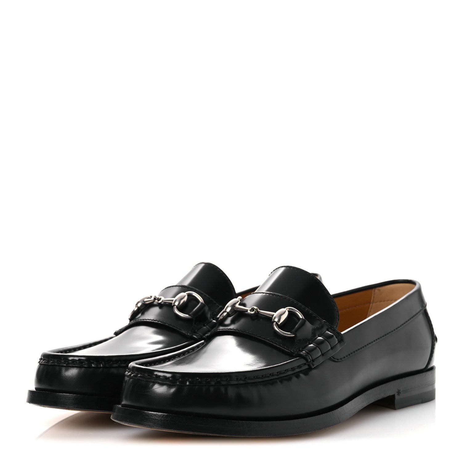 Gucci Millennial Ribot Mens Horsebit Loafers 9.5 Black