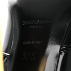 Saint Laurent Vitello Marilyn Auteuil 105 Ankle Zip Boots 37.5 Black