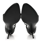 Balenciaga Calfskin Honey 90mm Sandal 37 Black