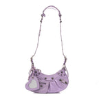 Balenciaga Agneau Arena Le Cagole Shoulder Bag XS Lilac