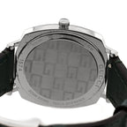 Gucci Stainless Steel Calfskin 35mm Grip Quartz Watch Black