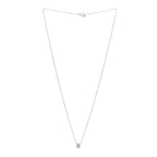 Chanel 18K White Gold Coco Crush Pendant Necklace