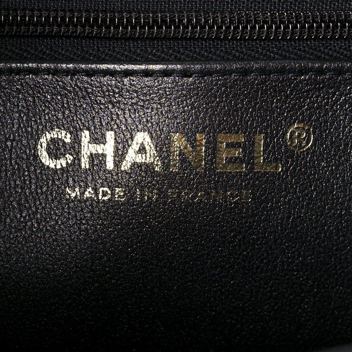 Chanel Mirror Calfskin Quilted Nano Kelly Shopper Black