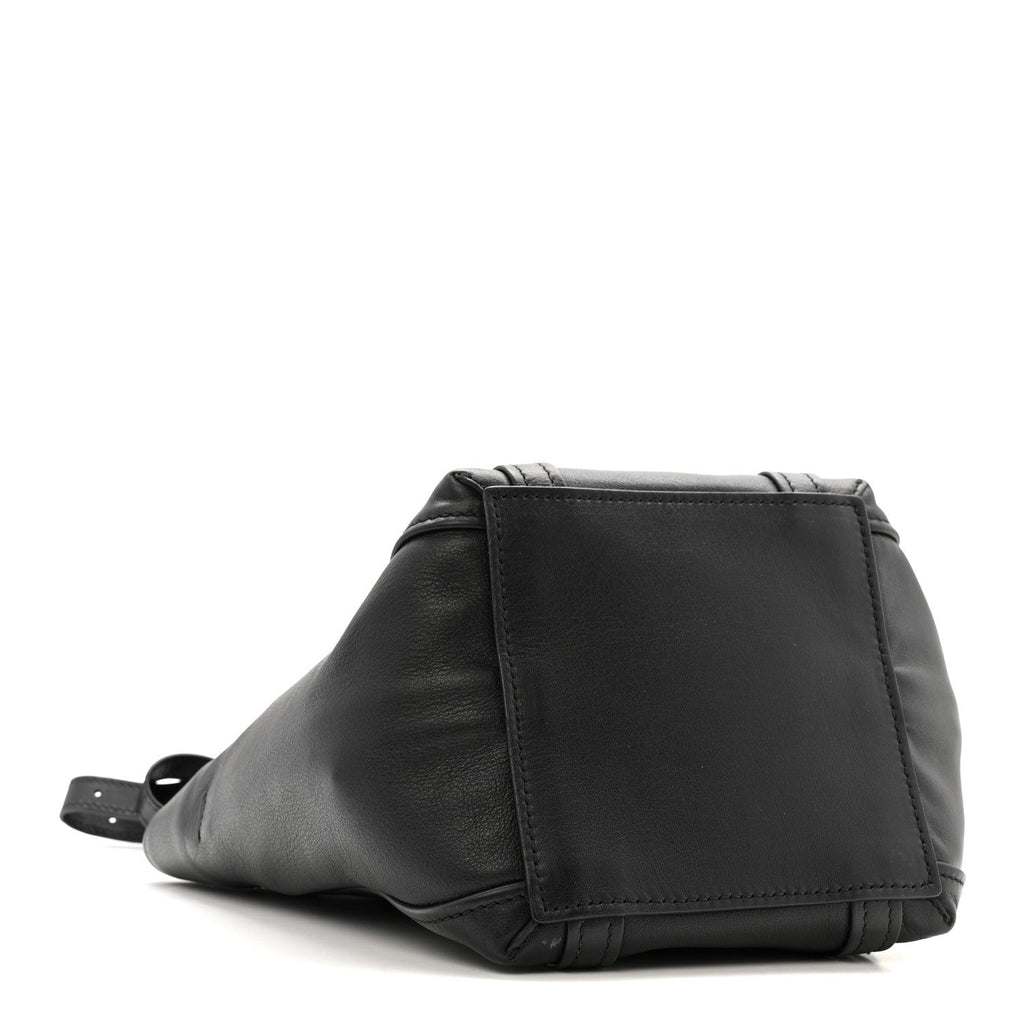 Balenciaga Calfskin XS Laundry Cabas Tote Black