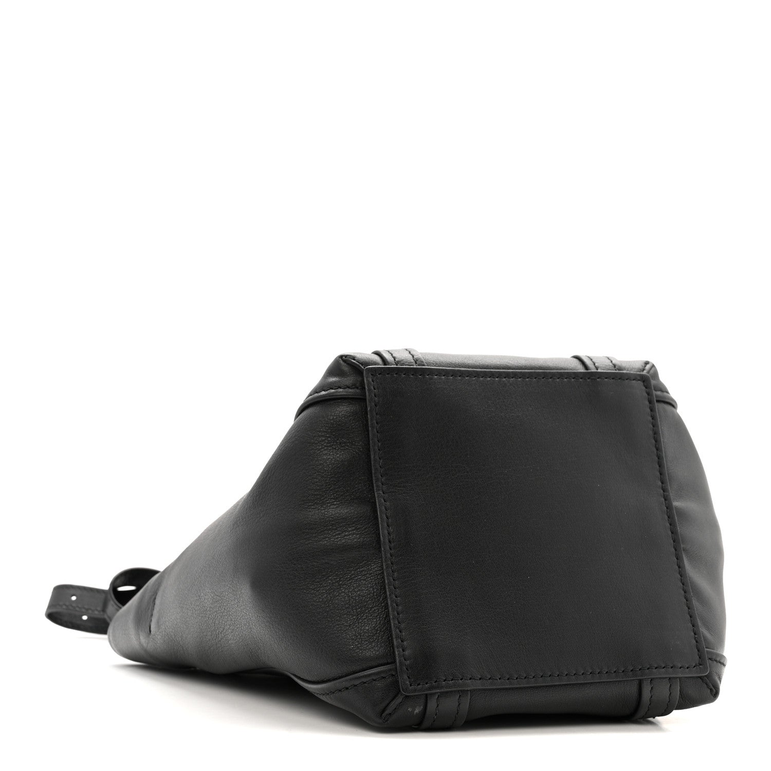 Balenciaga Calfskin XS Laundry Cabas Tote Black