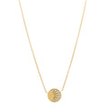 Christian Dior 18K Yellow Gold Diamond Black Onyx Mother of Pearl Rose Celeste Pendant Necklace