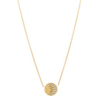 Christian Dior 18K Yellow Gold Diamond Black Onyx Mother of Pearl Rose Celeste Pendant Necklace