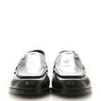Chanel Shiny Calfskin Slingback Loafers 39.5  Black