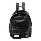 Balenciaga Agneau Classic Silver Hardware Backpack Black