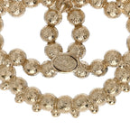 Chanel Resin Pearl CC Earrings Gold Black