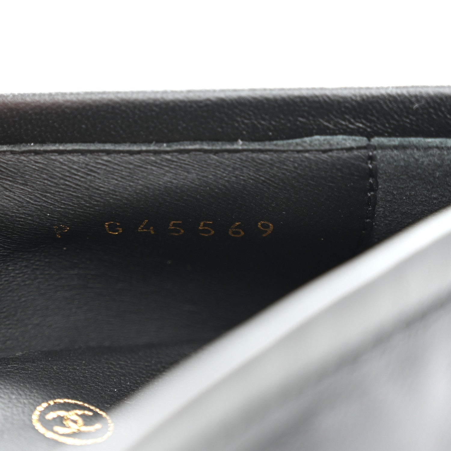 Chanel Lambskin Enamel CC Moccasin Loafers 37 Black