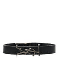 Saint Laurent Calfskin Opyum Bracelet S Black