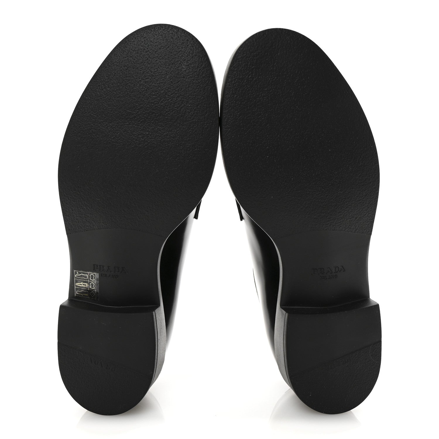 Prada Spazzolato Lace Up 50mm Loafers 39 Black