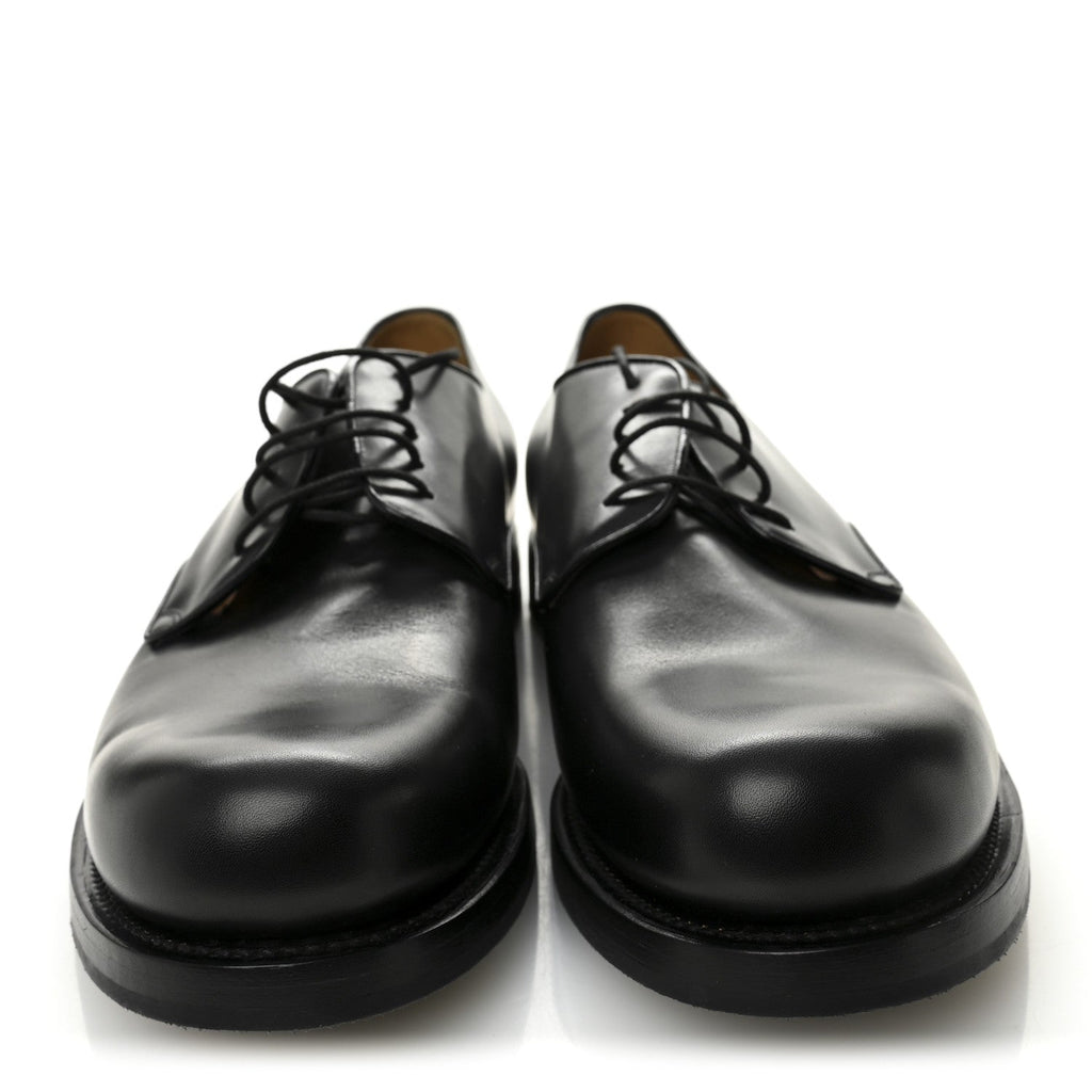 Gucci Knight Calfskin Mens Oxford Loafers 8.5 Black
