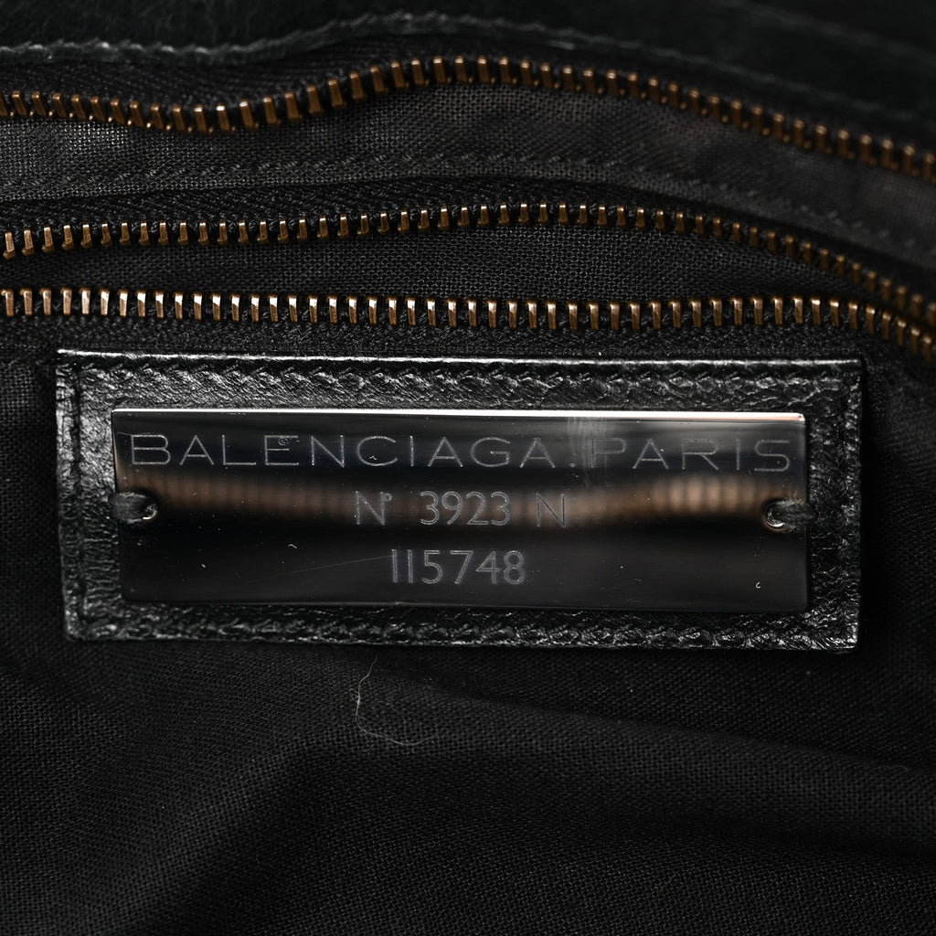 Balenciaga Agneau Classic Hardware City Black