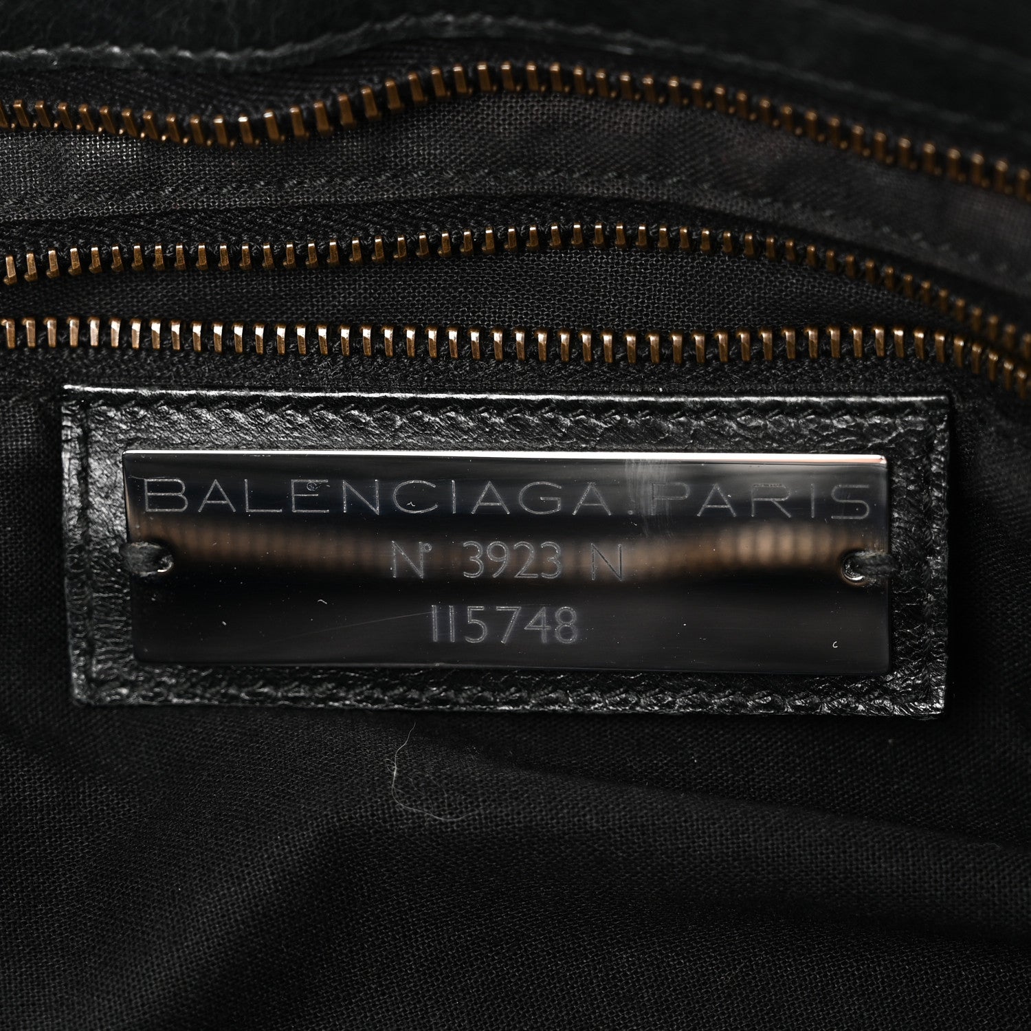 Balenciaga Agneau Classic Hardware City Black